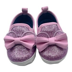 Minnie Mouse Pink Glitter Shoes